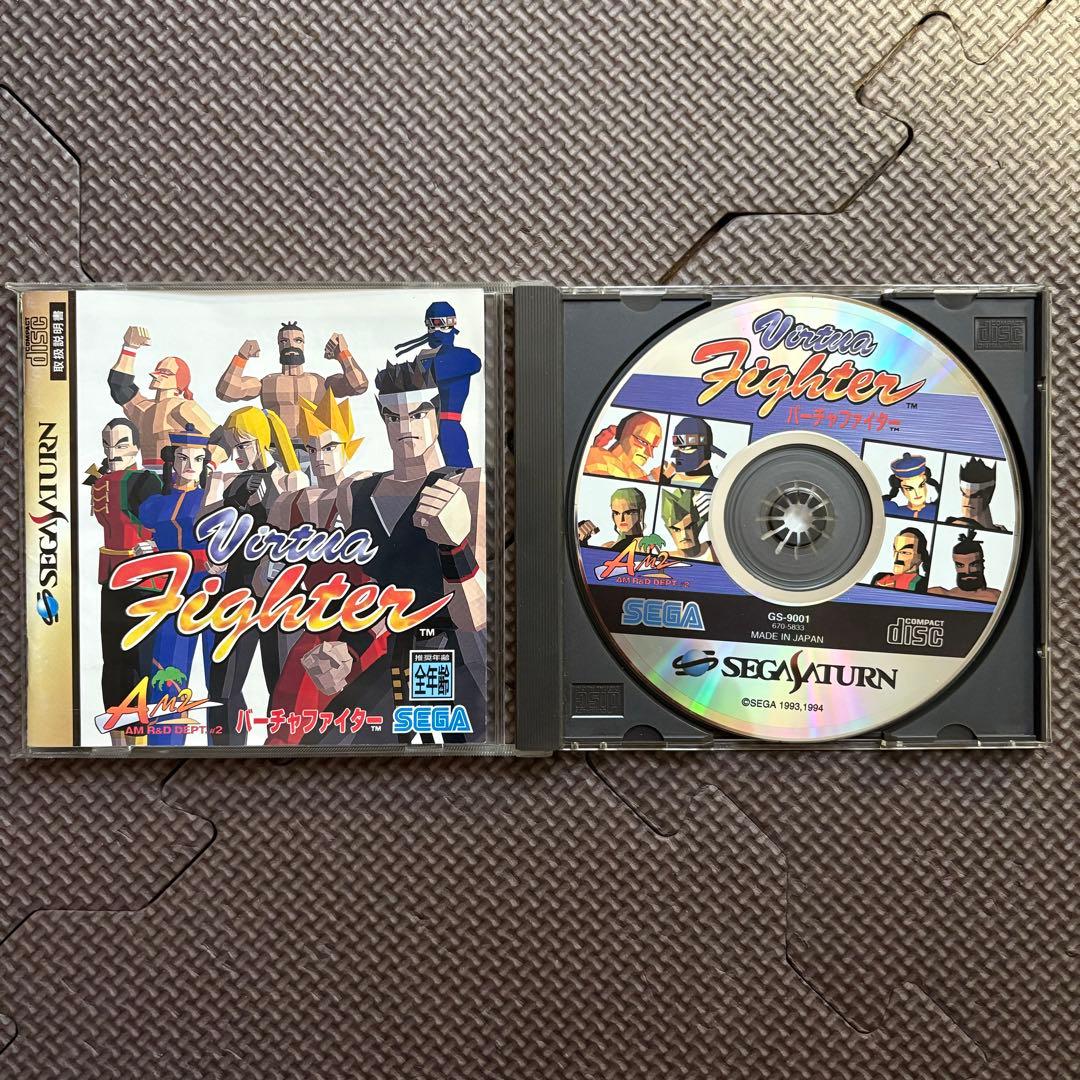 サターン本体（箱付き）➕ソフト（レアものあり）動作確認済