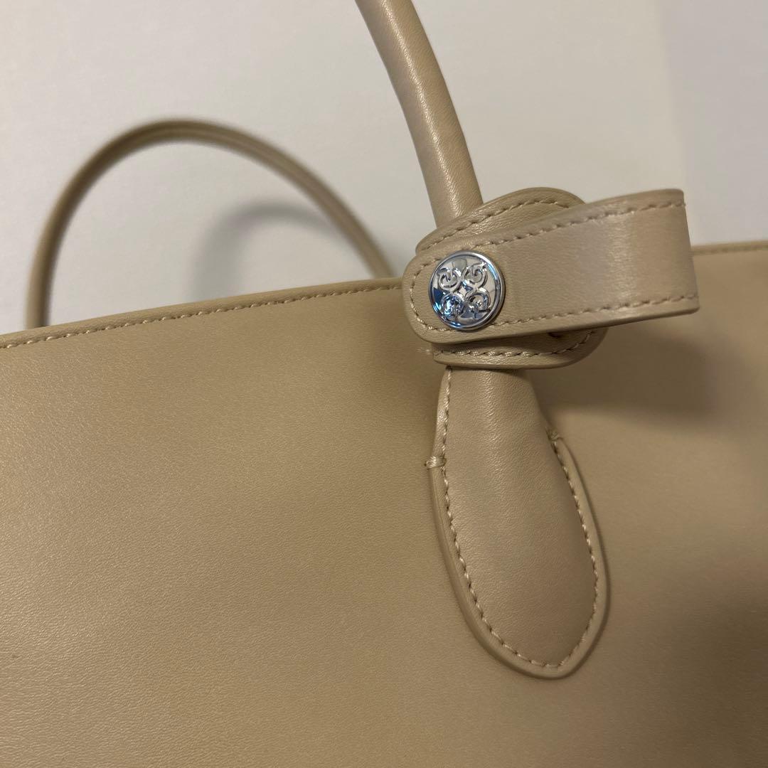 ほぼ未使用　ジーフォア　ロッカーバッグ　ベージュ　トート型