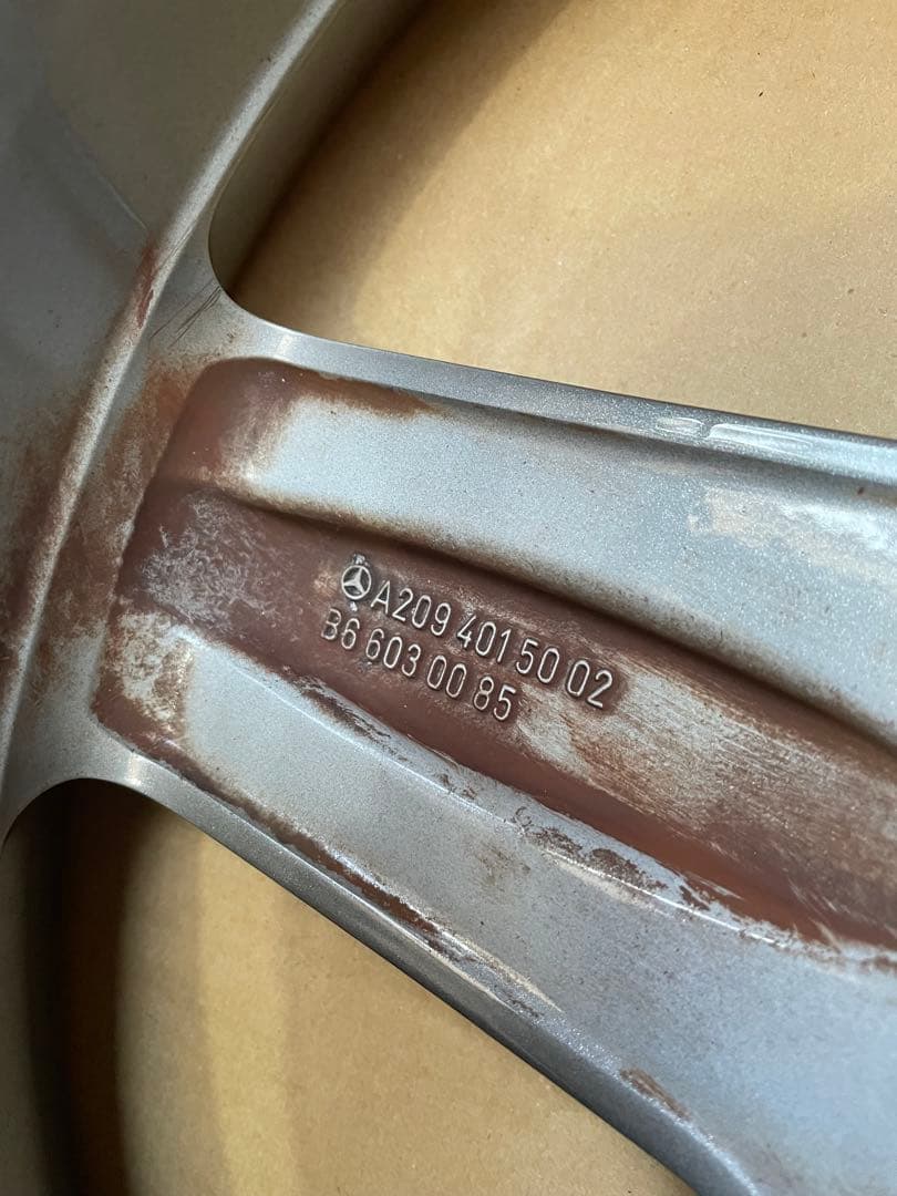 メルセデスベンツ　CLK63 AMG 純正　ホイール　前後4本セット