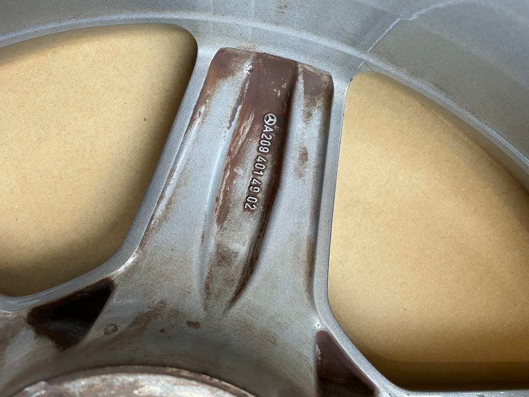 メルセデスベンツ　CLK63 AMG 純正　ホイール　前後4本セット