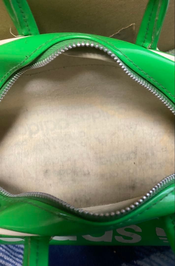 土日限定 80s old adidas enamel hand bag y2k