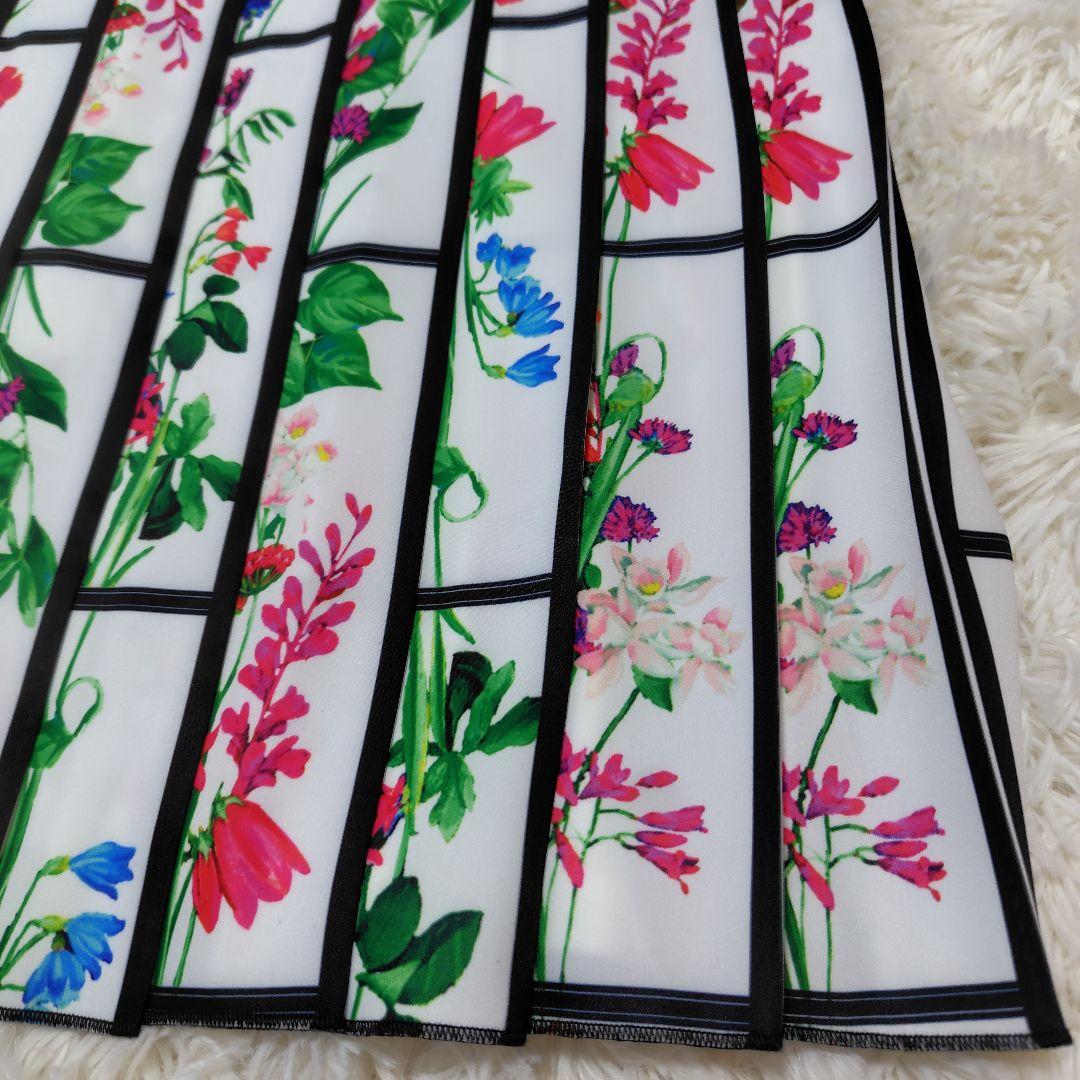 【タグ付き♡定価8.5万】タダシショージ　プリーツフローラルドレス　アンミカ着用