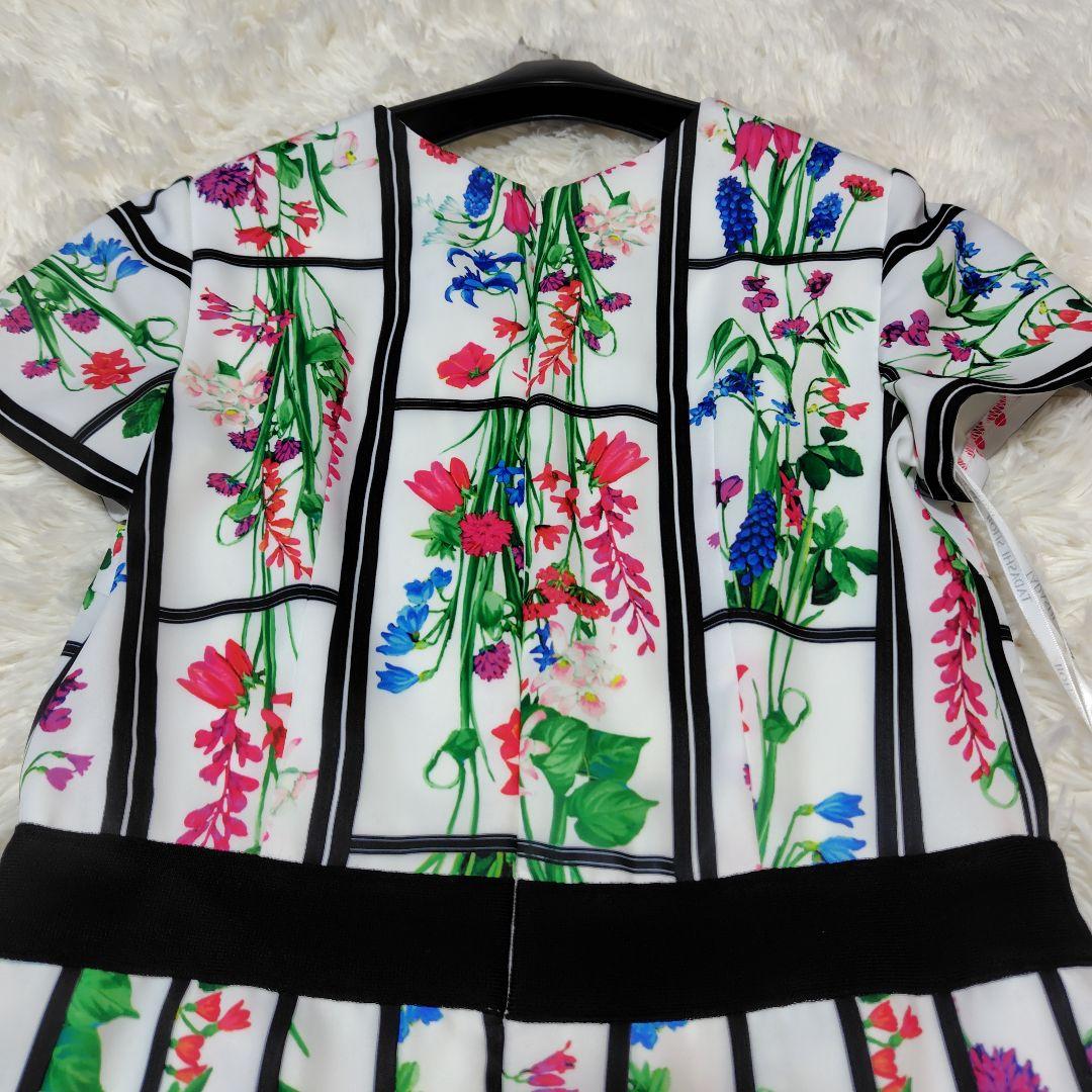 【タグ付き♡定価8.5万】タダシショージ　プリーツフローラルドレス　アンミカ着用