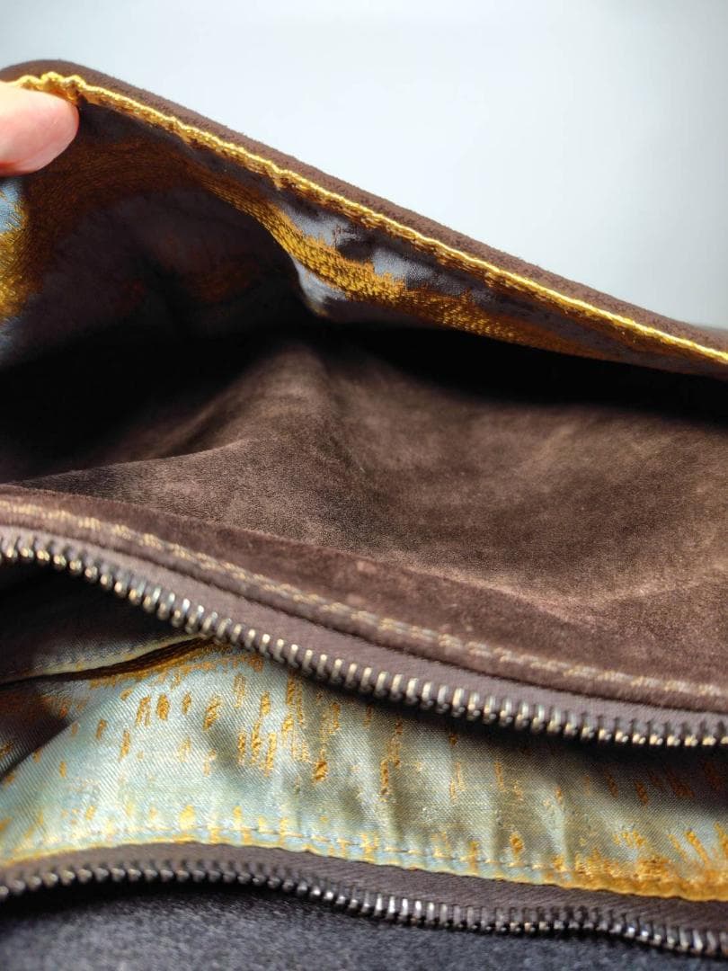 ヴァレンチノ　ワンショルダーバッグ スエード　レザー