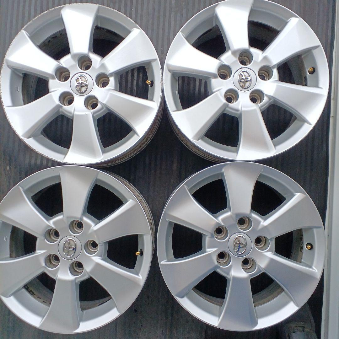 TOYOTAアルファード 純正16インチアルミホイール2本 2-①