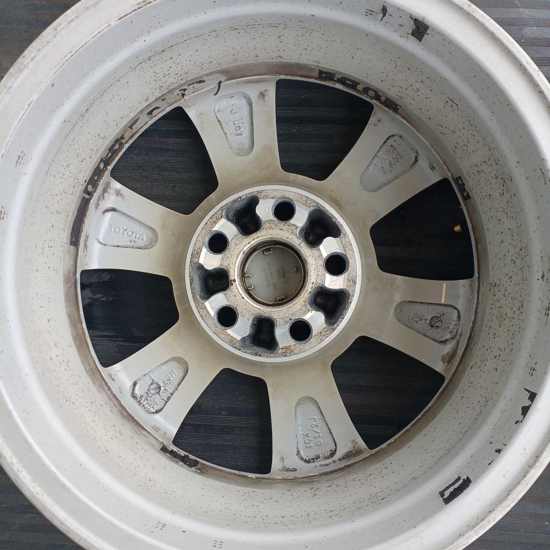 TOYOTAアルファード 純正16インチアルミホイール2本 2-①