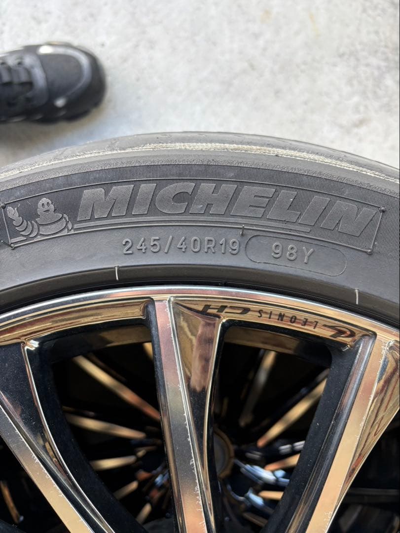 LEONIS 19インチ ホイールセット 245-40-19 2本