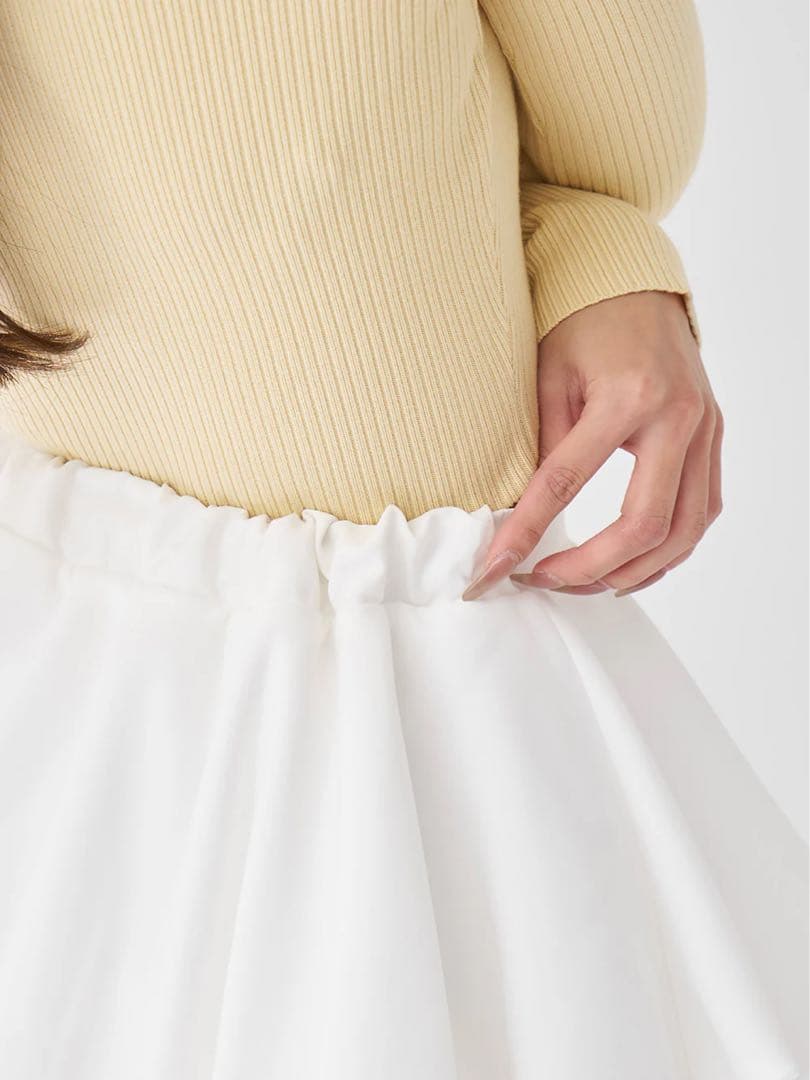 【超美品】Darich ボリュームバルーンミニスカート ホワイト FREE