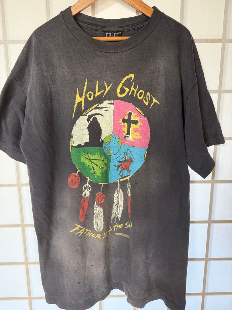 SAINT Mxxxxxx x LASTMAN Holy Ghost Tシャツ
