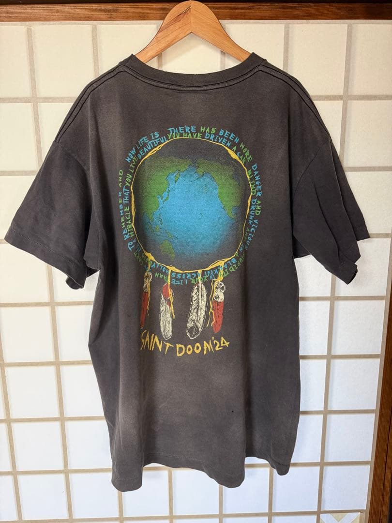 SAINT Mxxxxxx x LASTMAN Holy Ghost Tシャツ