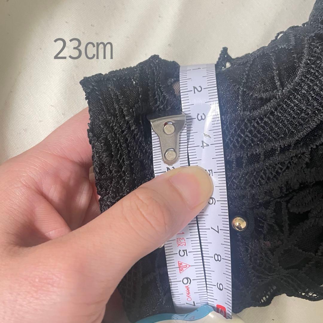 ANDREA & Co. ブラックレースロングコート