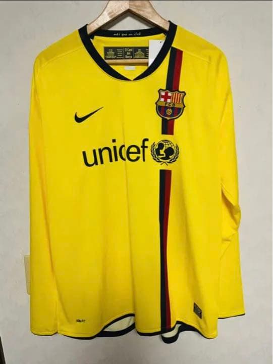 バルセロナ 08-09 アウェイ ユニホーム メッシ 新品タグ付き L