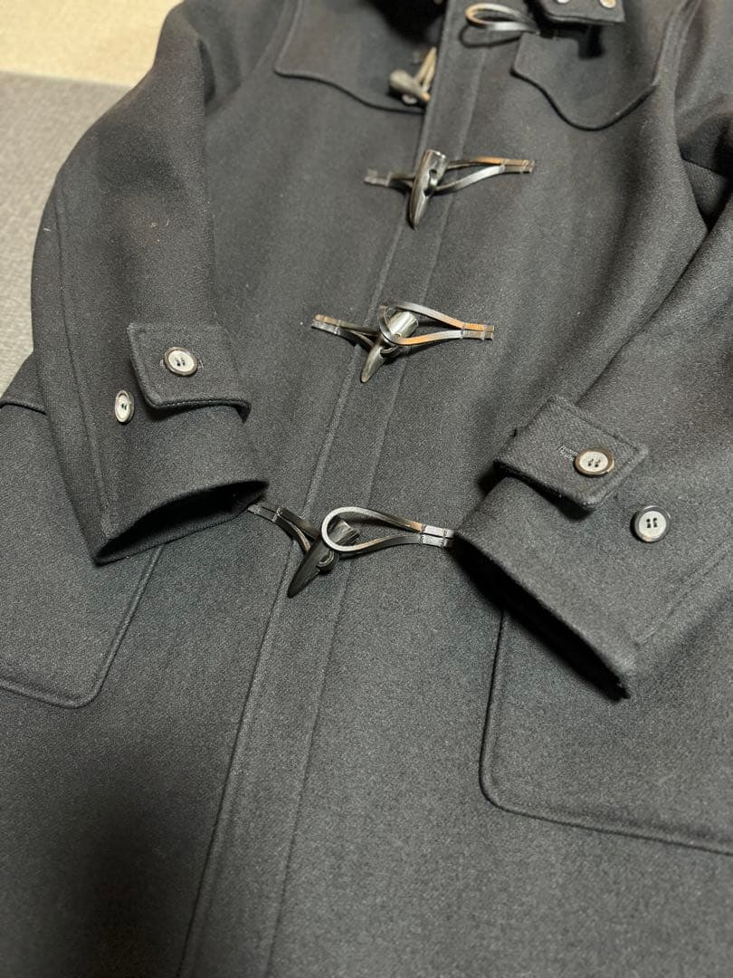 【12/21まで値下げ】UNITED TOKYO ブラックミドル丈ダッフルコート