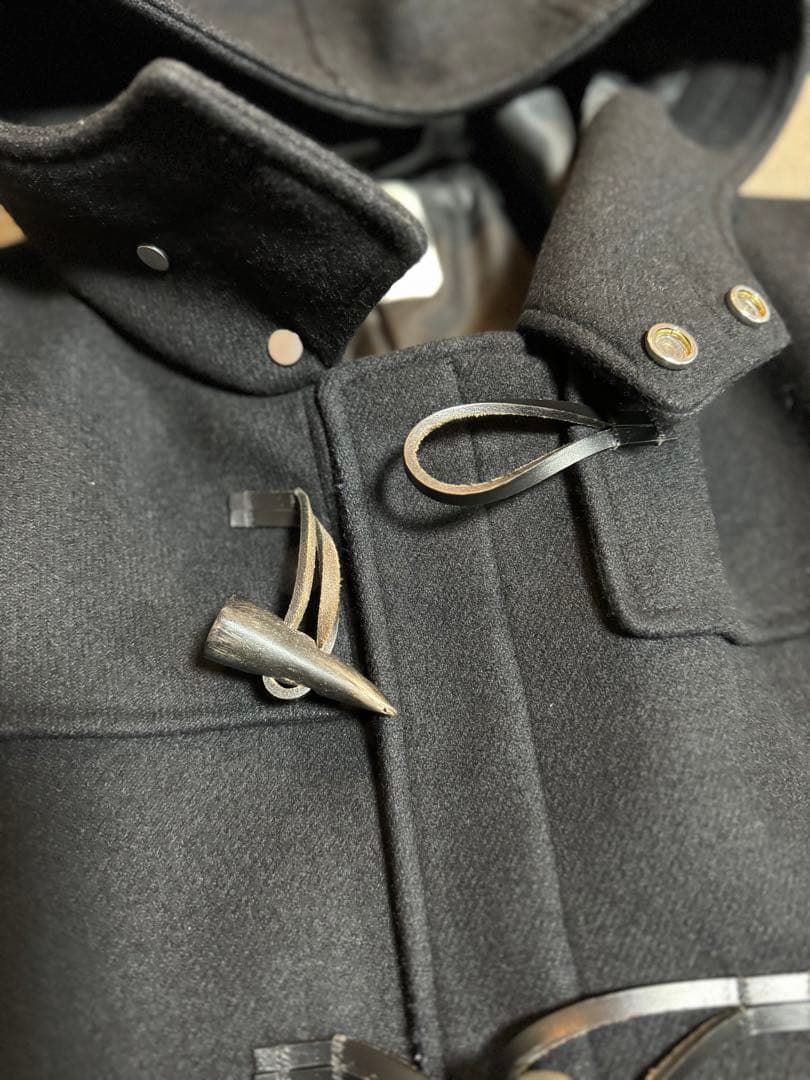 【12/21まで値下げ】UNITED TOKYO ブラックミドル丈ダッフルコート