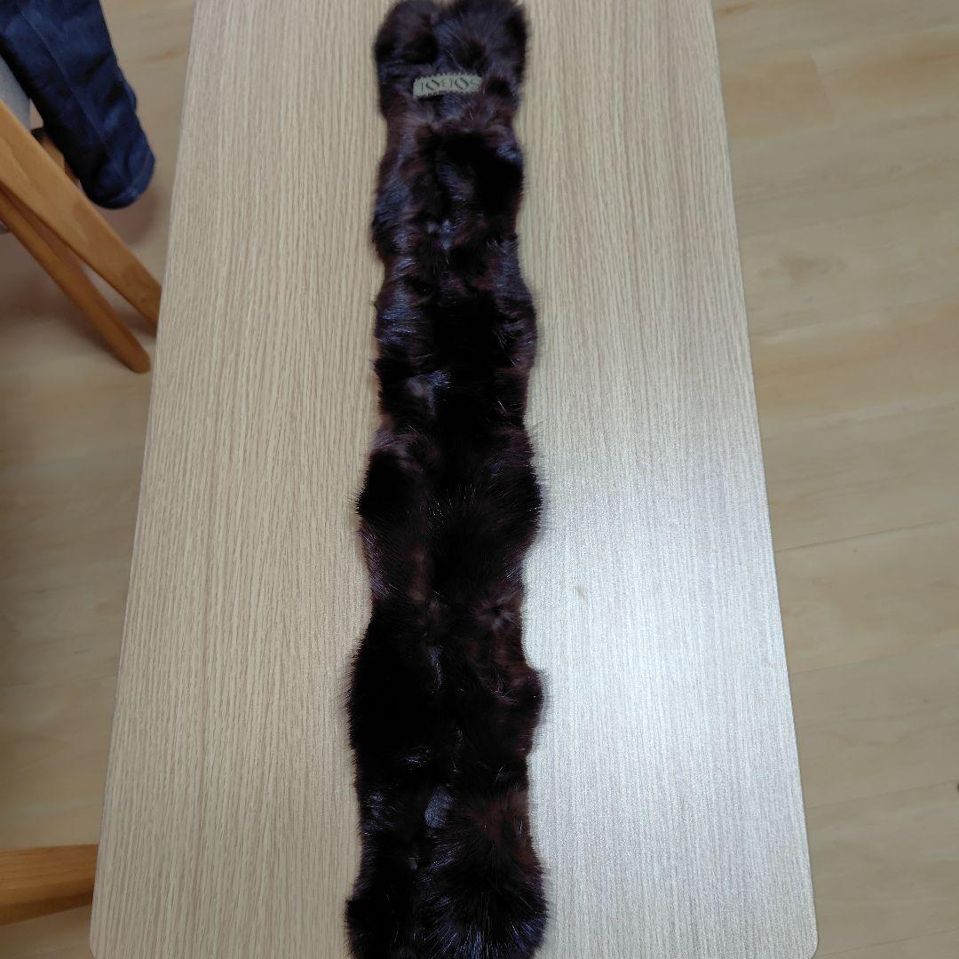 SOBOL ソボル　ロシアンセーブル　マフラー　ブラウン