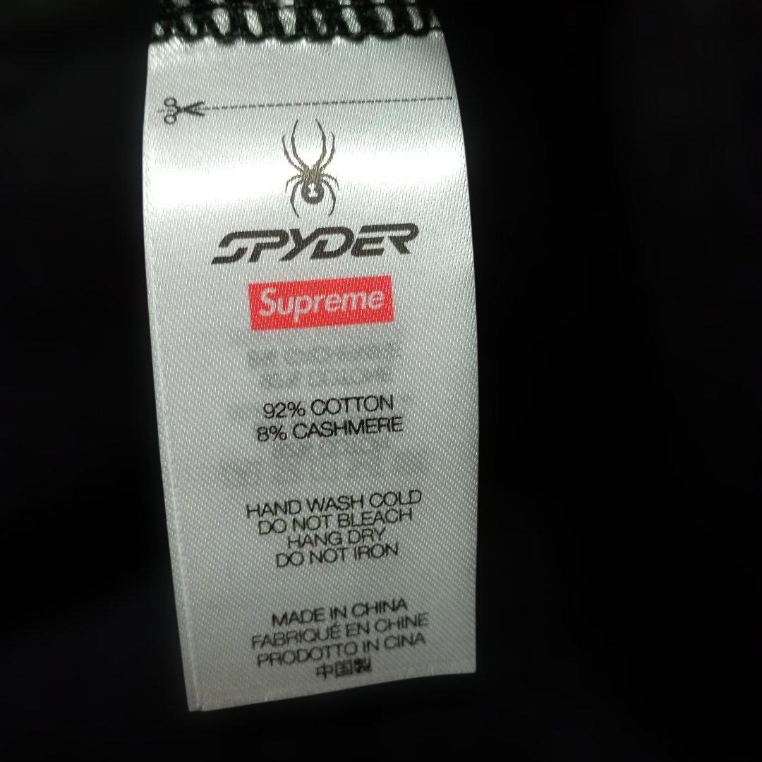 シュプリーム Supreme/Spyder ビーニー 黒 赤 ニット帽