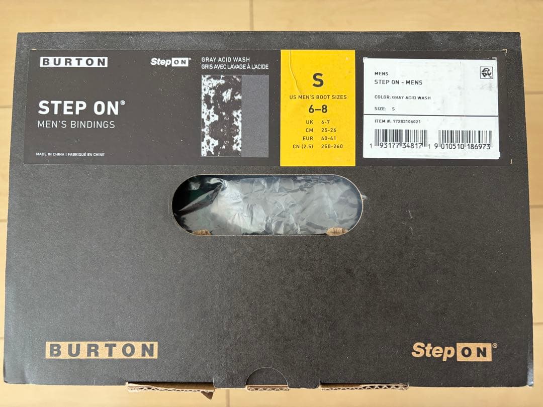Burton Step On ビンディング ブラック/ホワイト