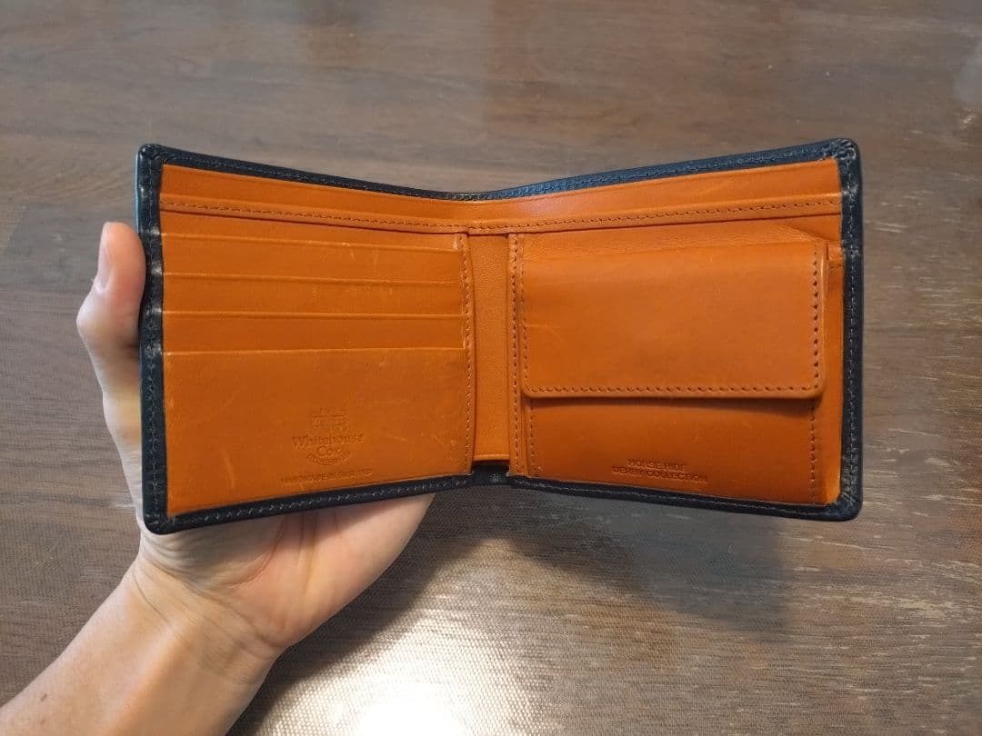 ホワイトハウスコックス　ホースハイドダービーコレクション　二つ折り財布