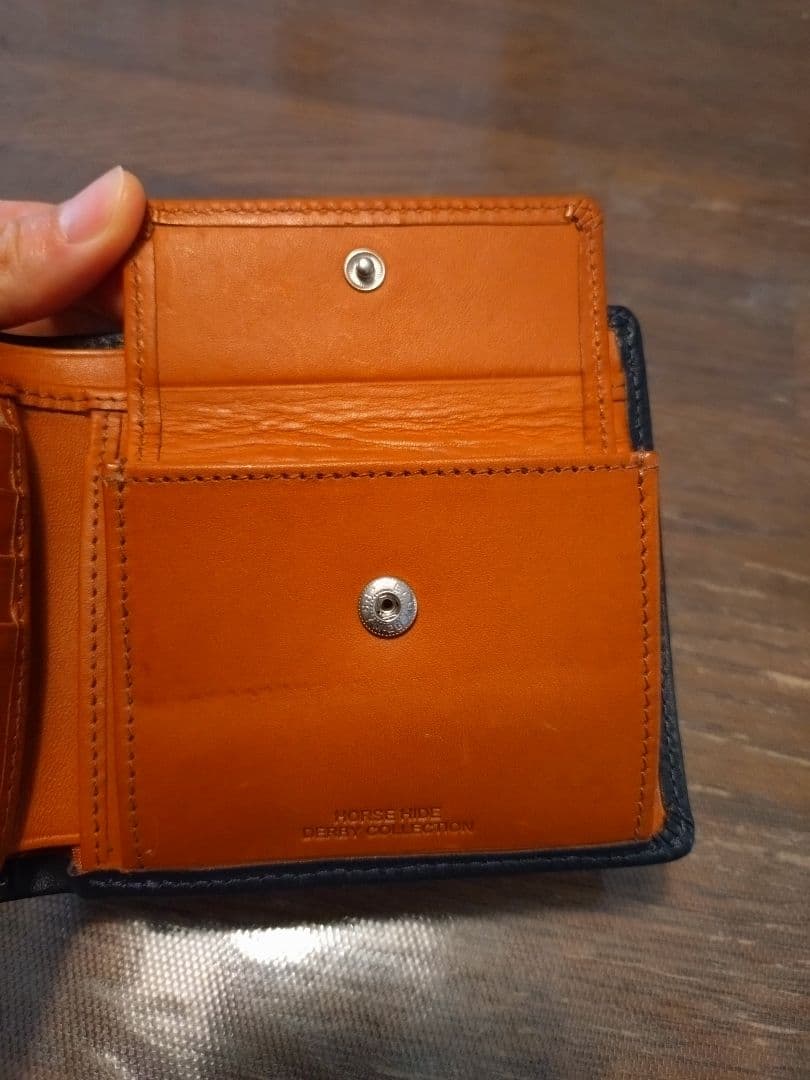 ホワイトハウスコックス　ホースハイドダービーコレクション　二つ折り財布