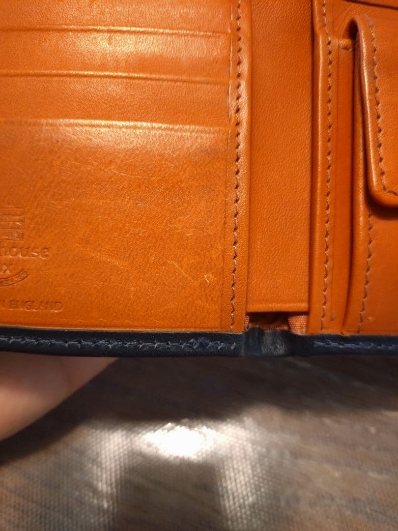 ホワイトハウスコックス　ホースハイドダービーコレクション　二つ折り財布