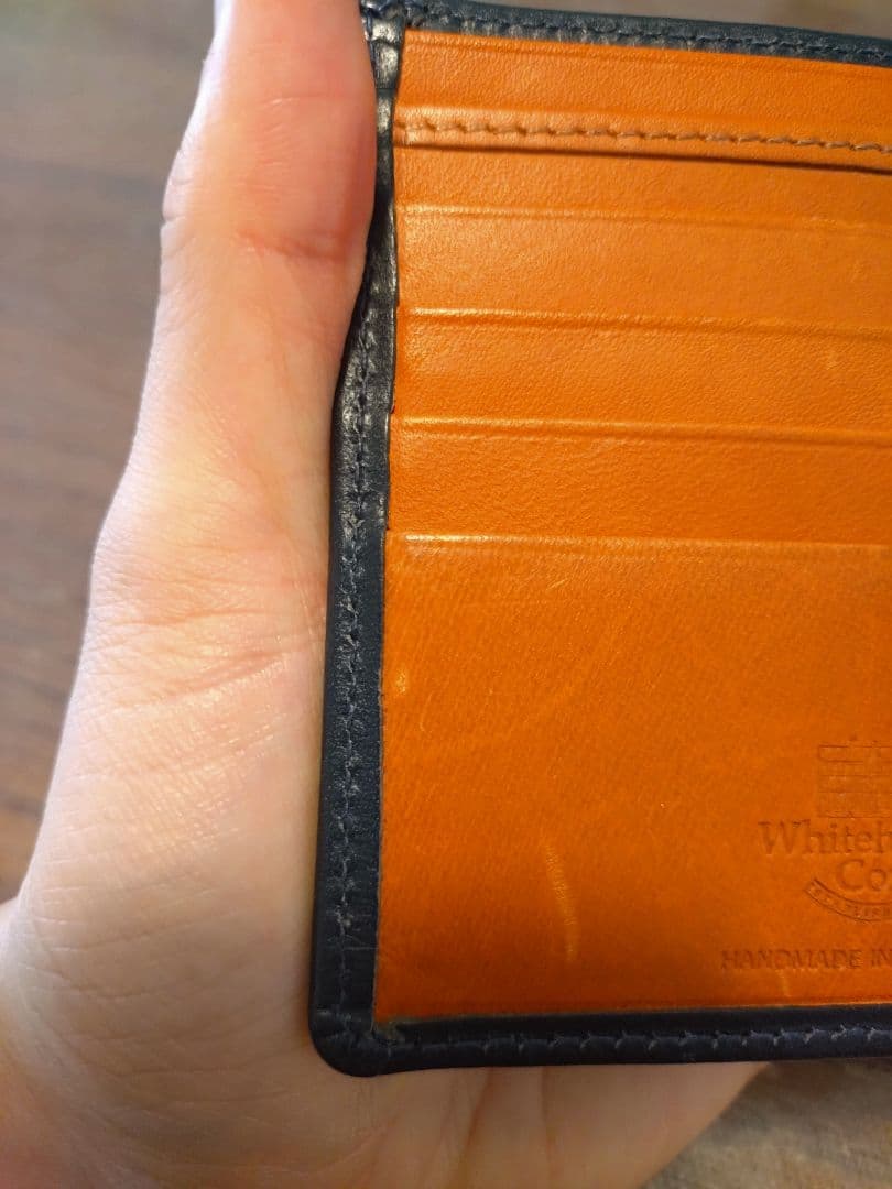 ホワイトハウスコックス　ホースハイドダービーコレクション　二つ折り財布