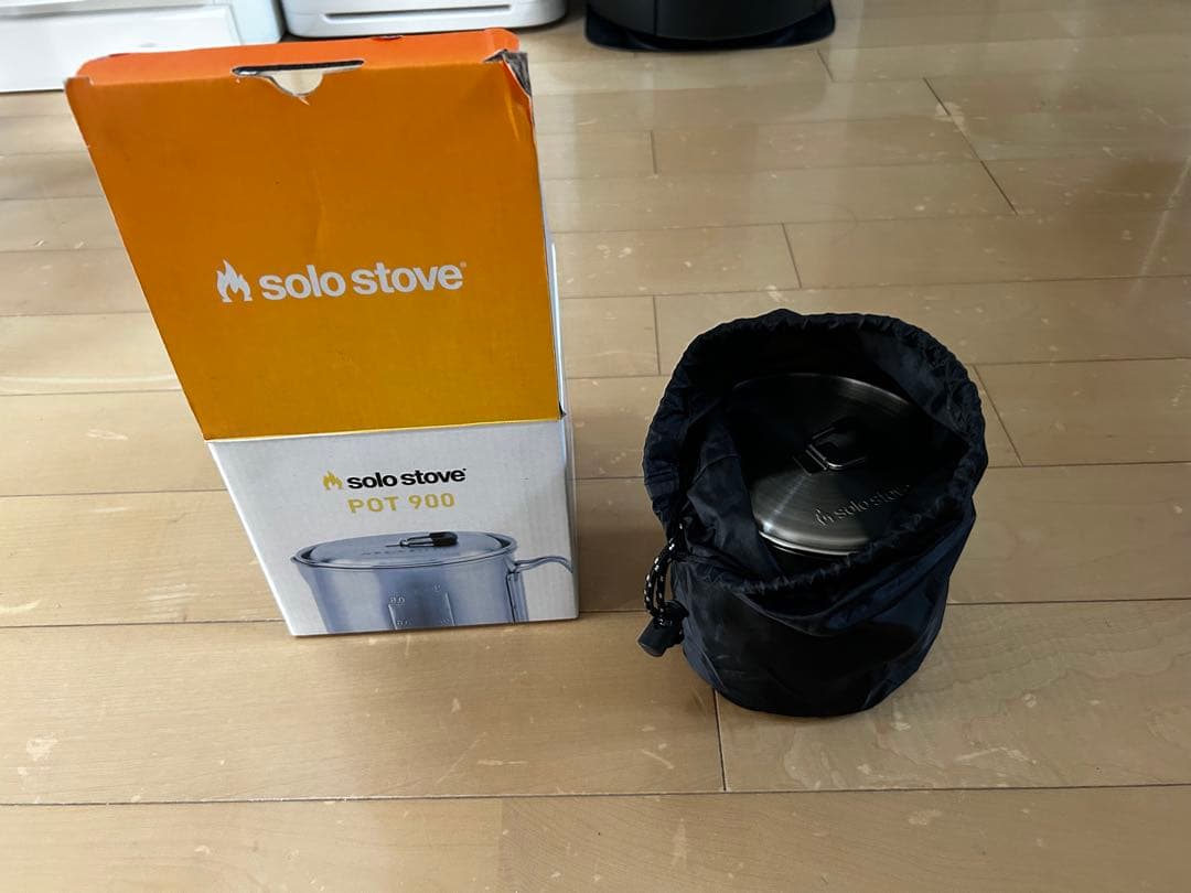 Solo stoveライト、ロストル、ポット900、スタンド（ゴトク）のセット