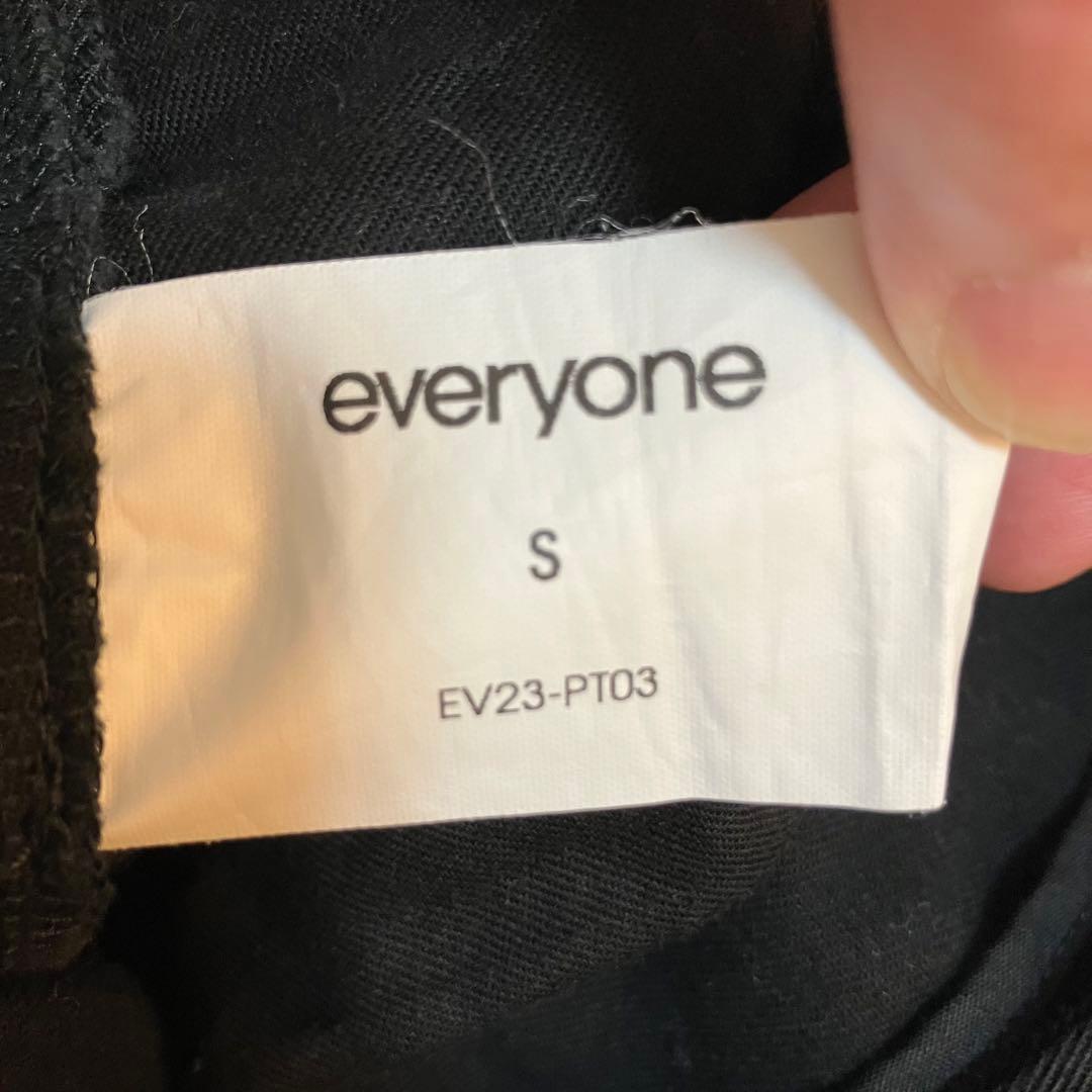 【最終値下げ】everyone BELTED EASY PANT BLACK
