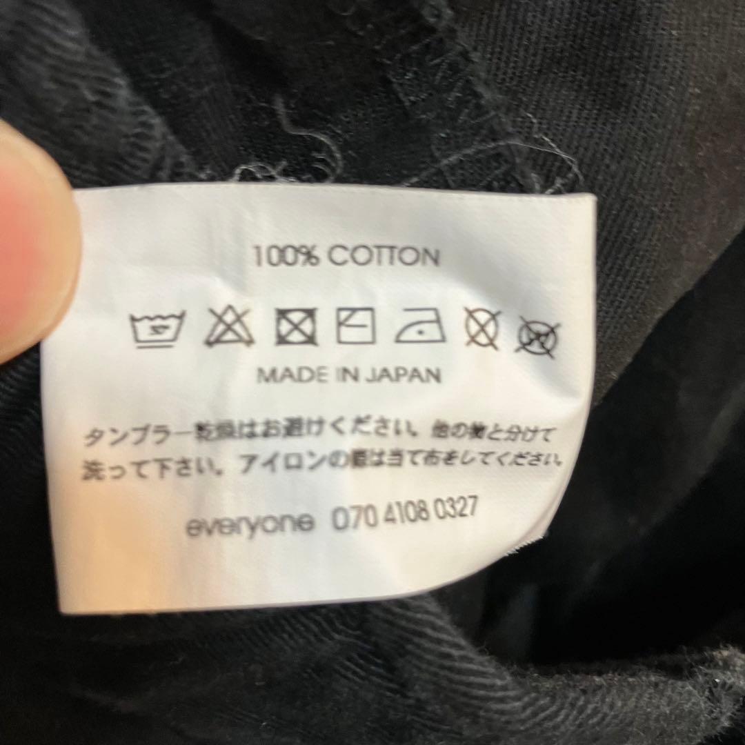 【最終値下げ】everyone BELTED EASY PANT BLACK