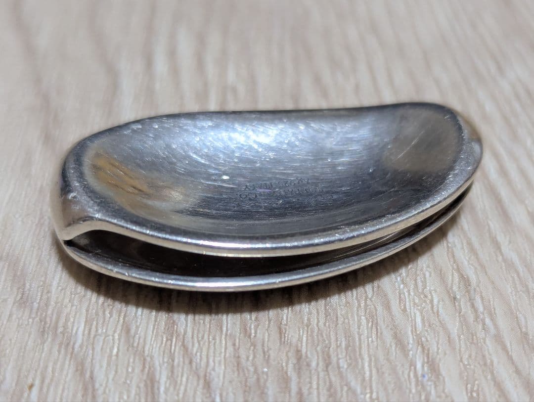 ティファニー　シルバー　ビーン　マネークリップ