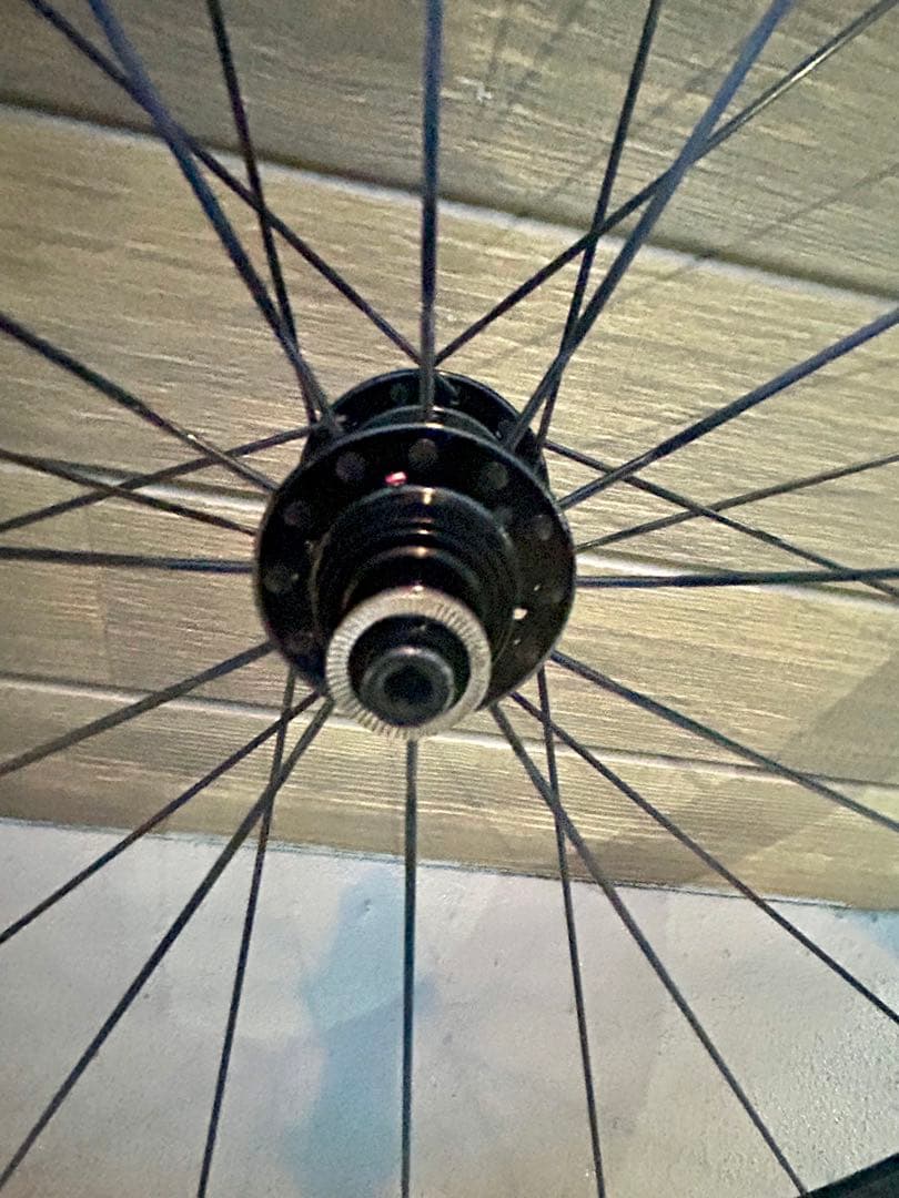 【カーボンホイール後輪】+チューブラータイヤ重量1.02kg