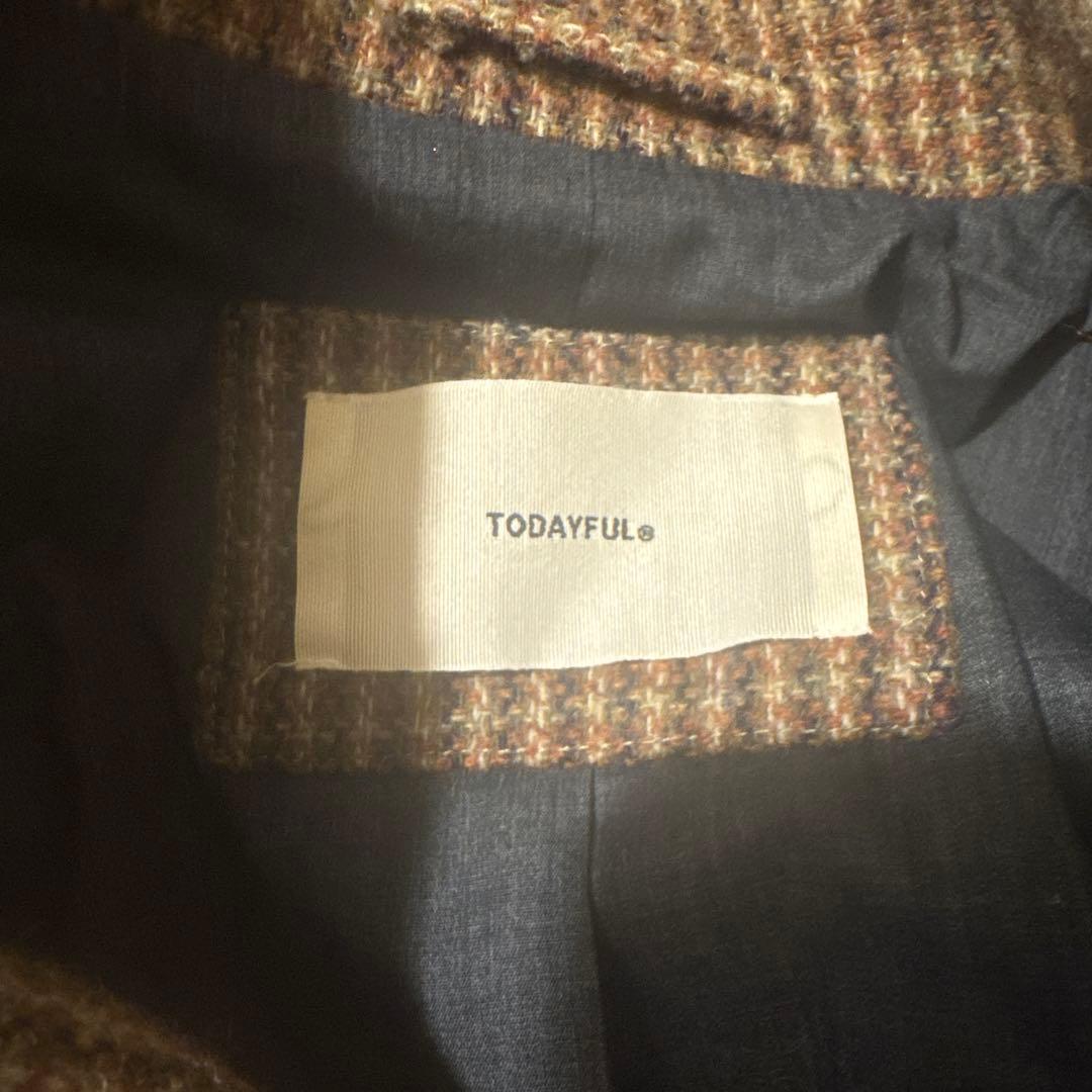 TODAYFUL Wool100% Check Jacket ジャケット　36