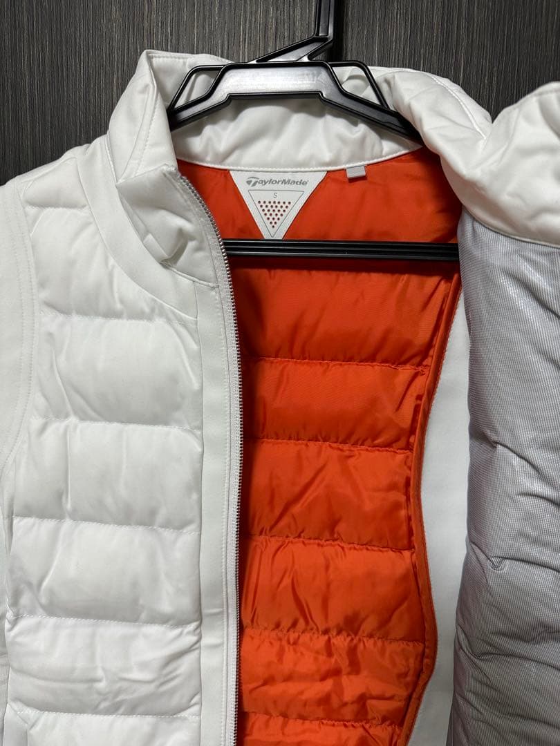 【新品未使用】TaylorMade レディース ダウンベスト ホワイト