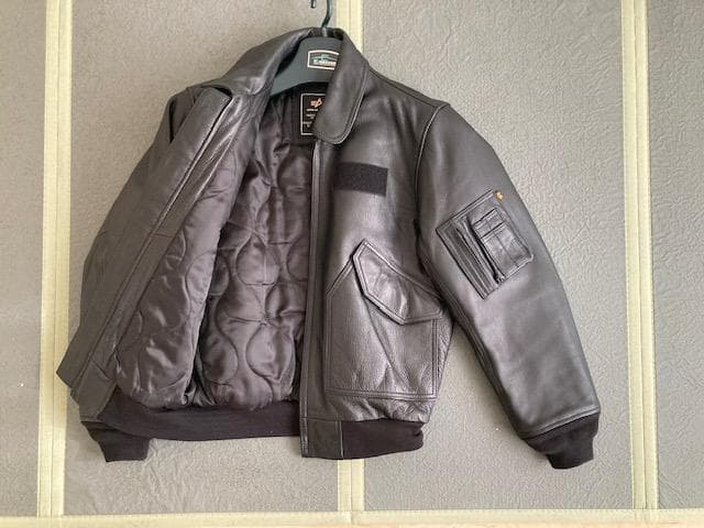 ☆ALPHA CWU-45P レザー フライトジャケット ☆超美品