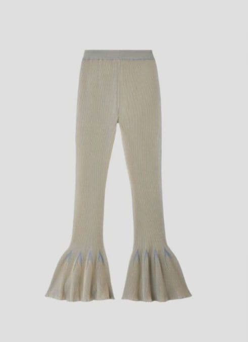 CFCL　HYPHA LUCENT TIGHT FLARE PANTS