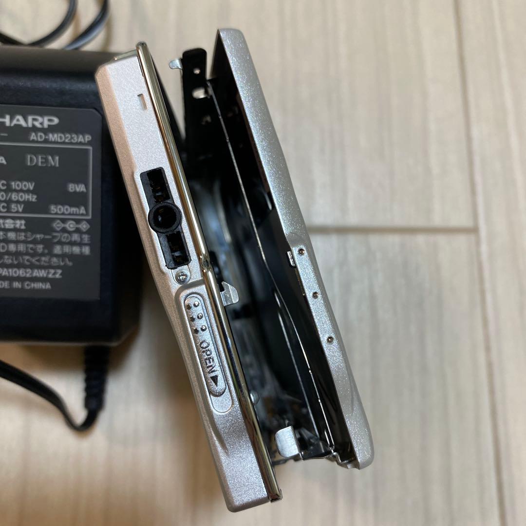 SHARP ポータブルMDプレーヤー 1-BIT MD-DS77-S ジャンク
