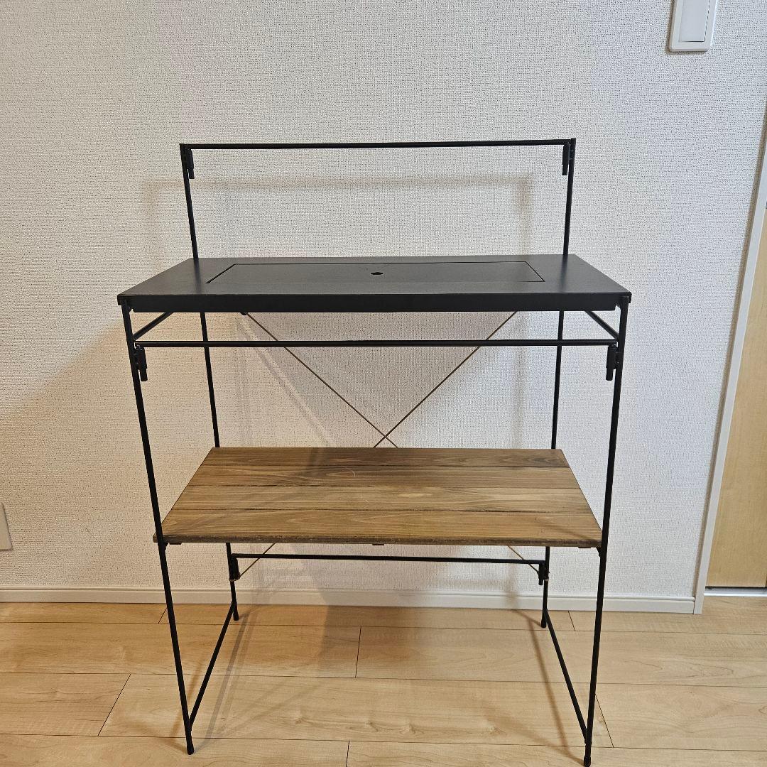 アイアン工房　キッチンテーブル+スノーピーク　マルチパーパストートバッグ　セット