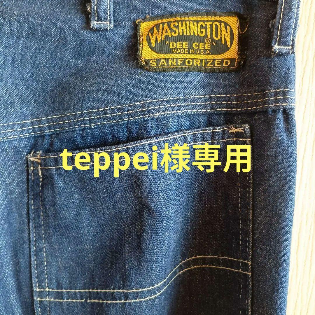 60s USA製 ストア系 DEE CEE デニムペインターパンツ ビンテージ