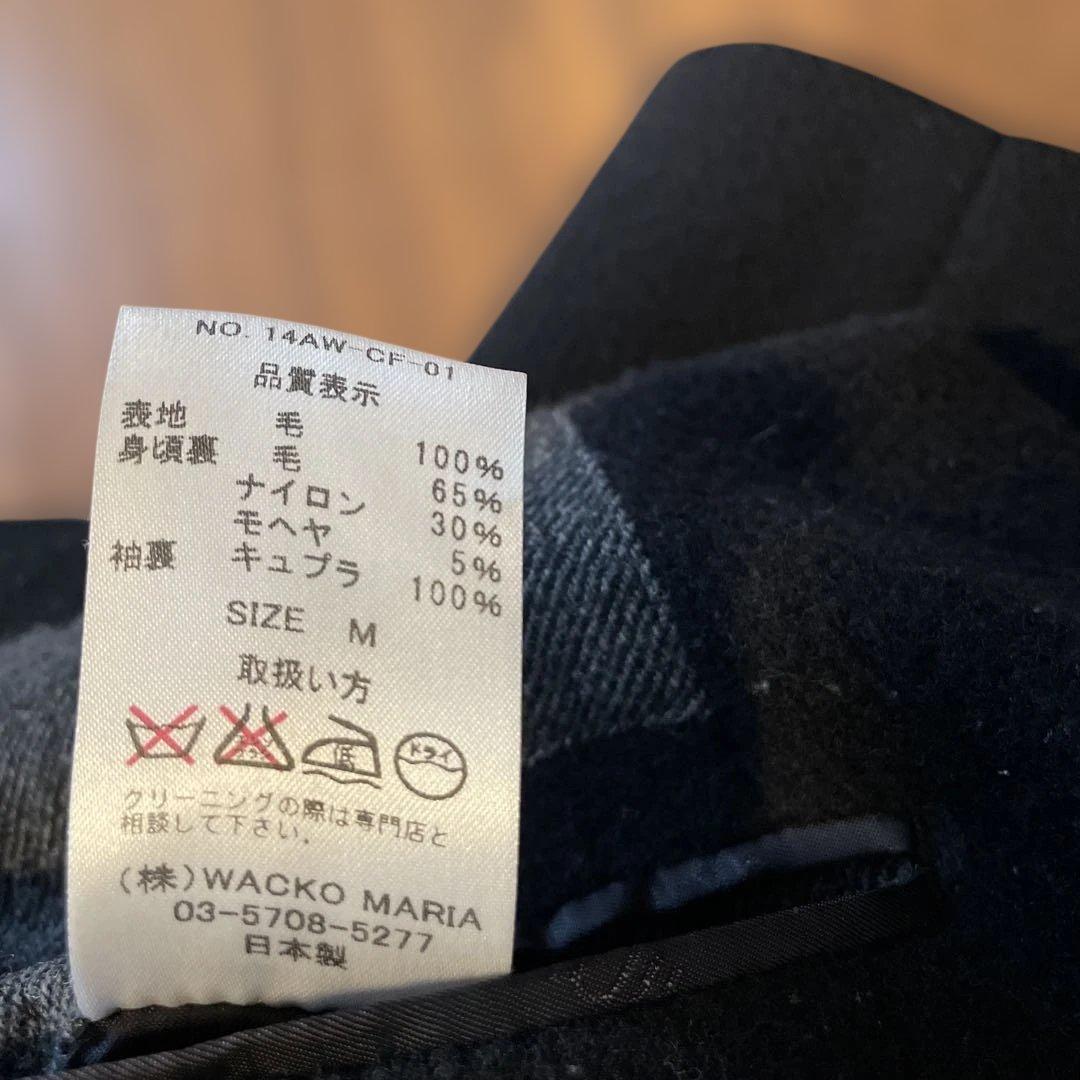 ワコマリア WACKO MARIA チェスターコート ブラック