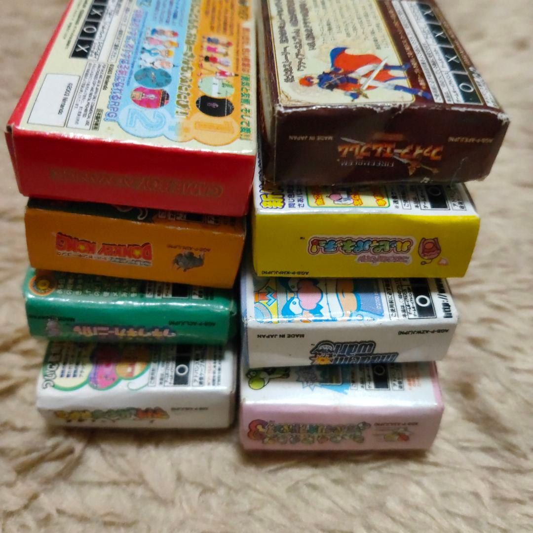 任天堂 ファミコン ゲームボーイアドバンス 消しゴム 8本セット