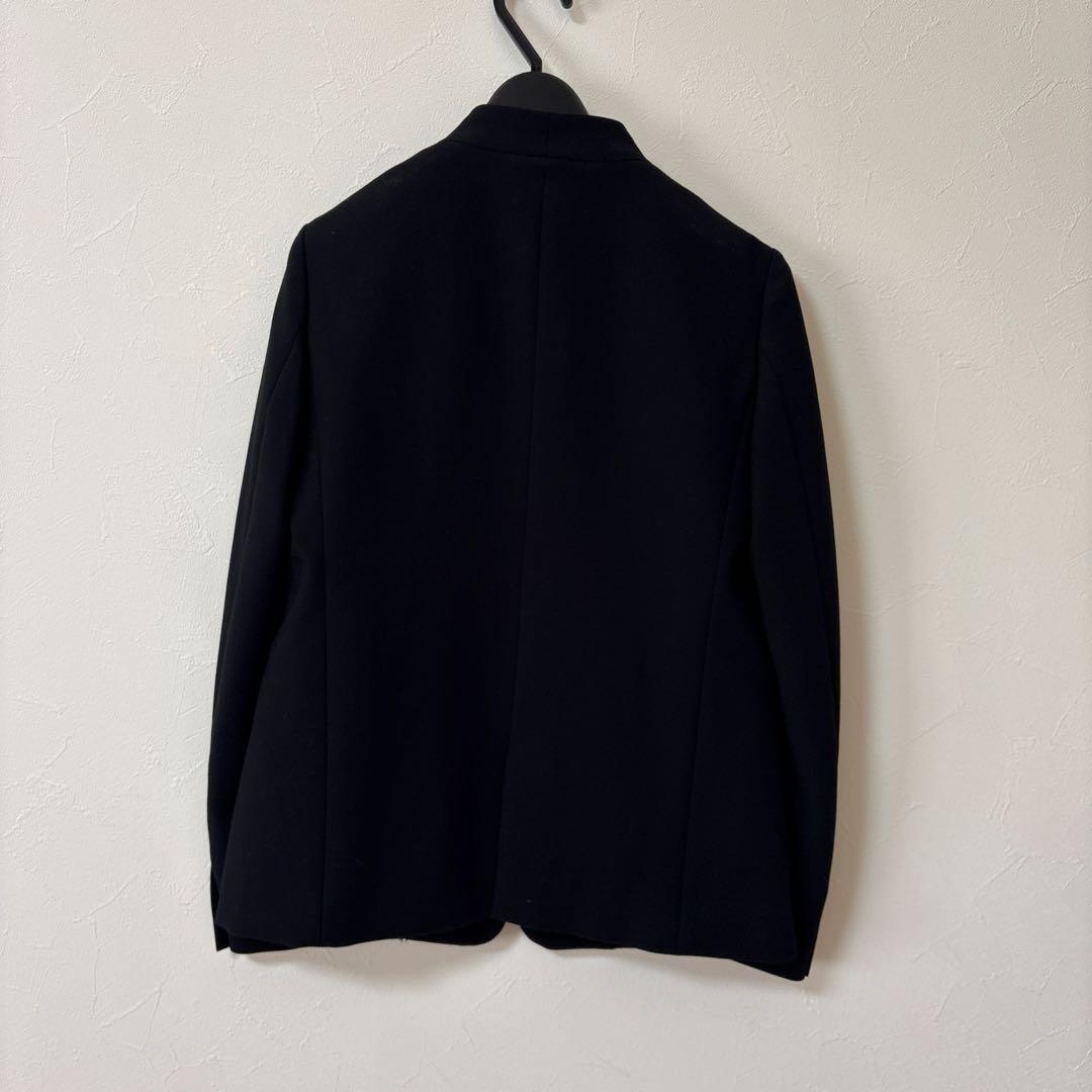 プラステ　ウォームリザーブカラーレスジャケット　ブラック　S