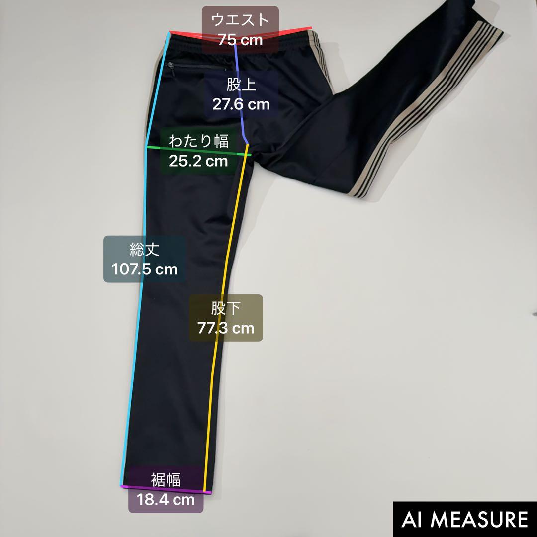 美品✨Needles Narrow Track Pant ブラック NS1616