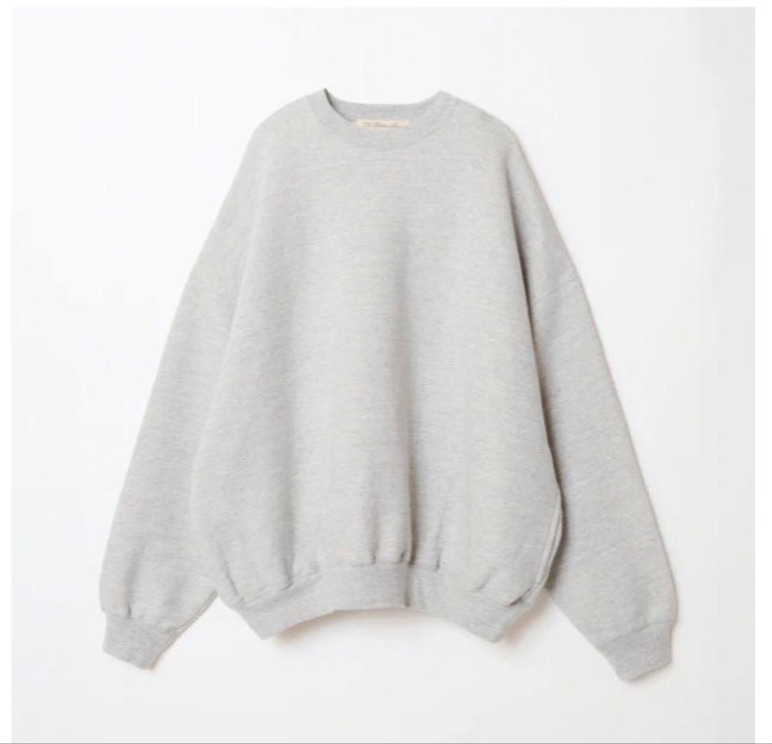 Brushed Crew / HEATHER GRAY Lサイズ