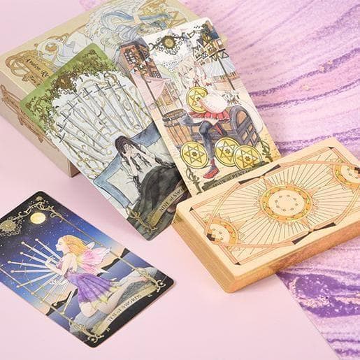 【正規品タロットカード】美麗＆キュートなイラスト✨特装版✨伝説の国を描いたデッキ