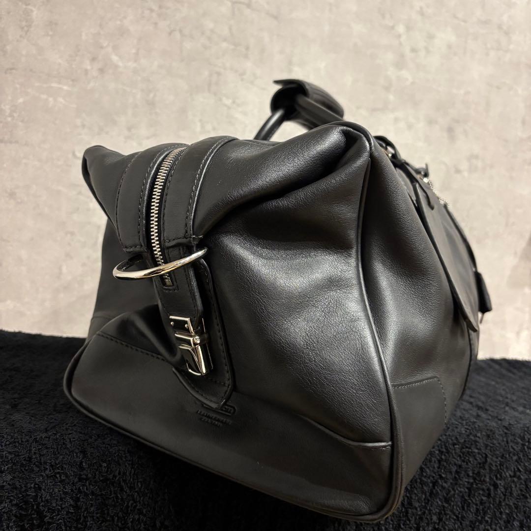 美品 COACH ボストンバッグ ブラック 2way ブラック レザー 旅行