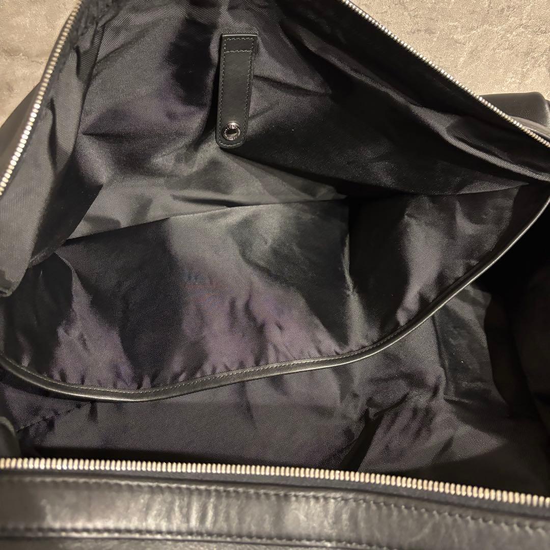 美品 COACH ボストンバッグ ブラック 2way ブラック レザー 旅行