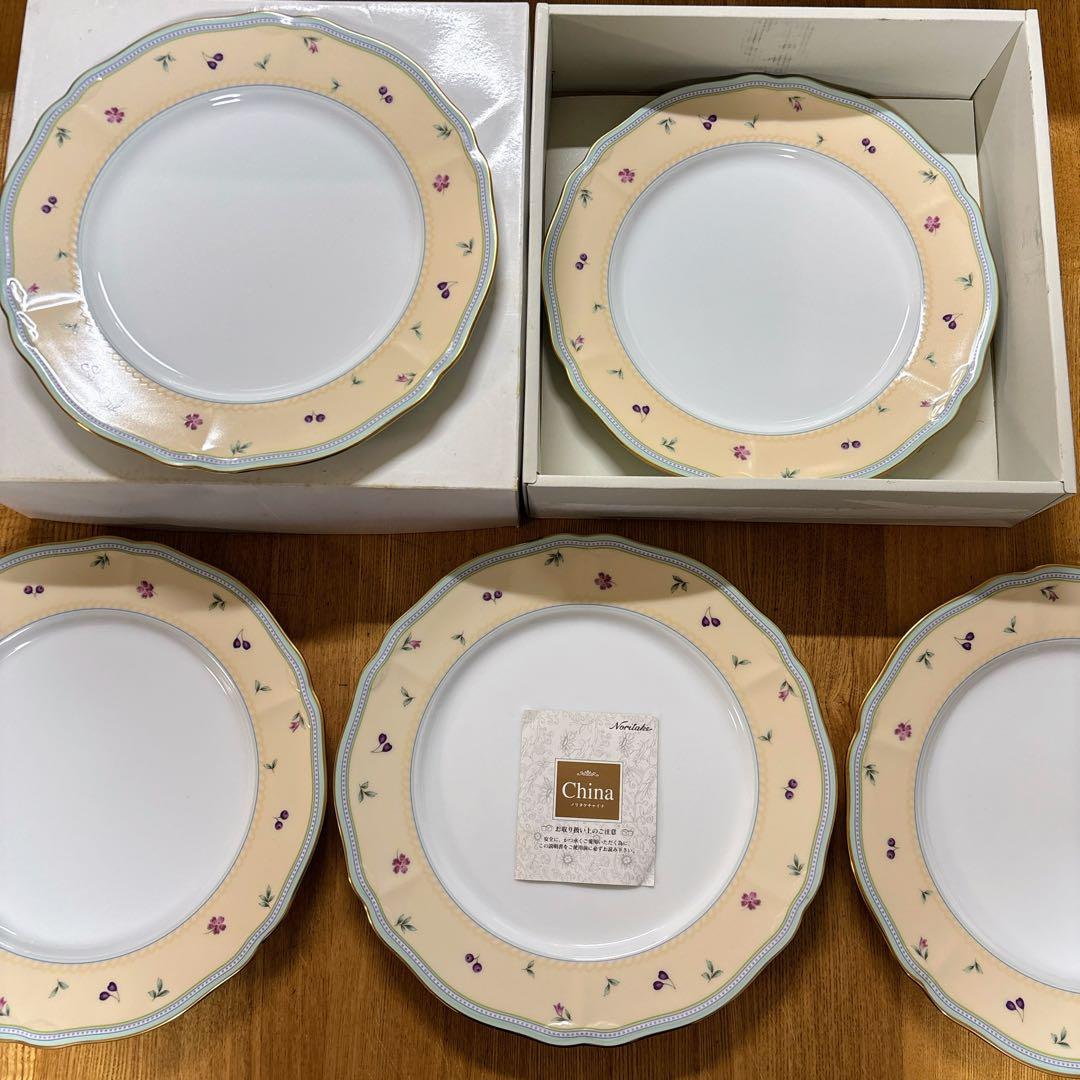 ノリタケ ガトゥープワール　27cmディナー皿5pcセット　ディナープレート