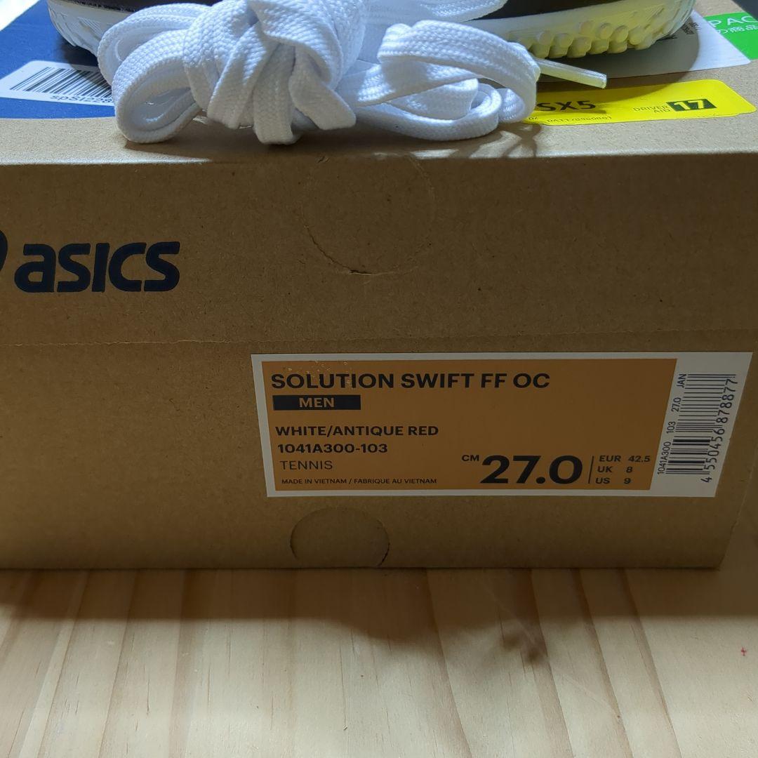SOLUTION SWIFT FF OC ASICS　テニスシューズ　27.0