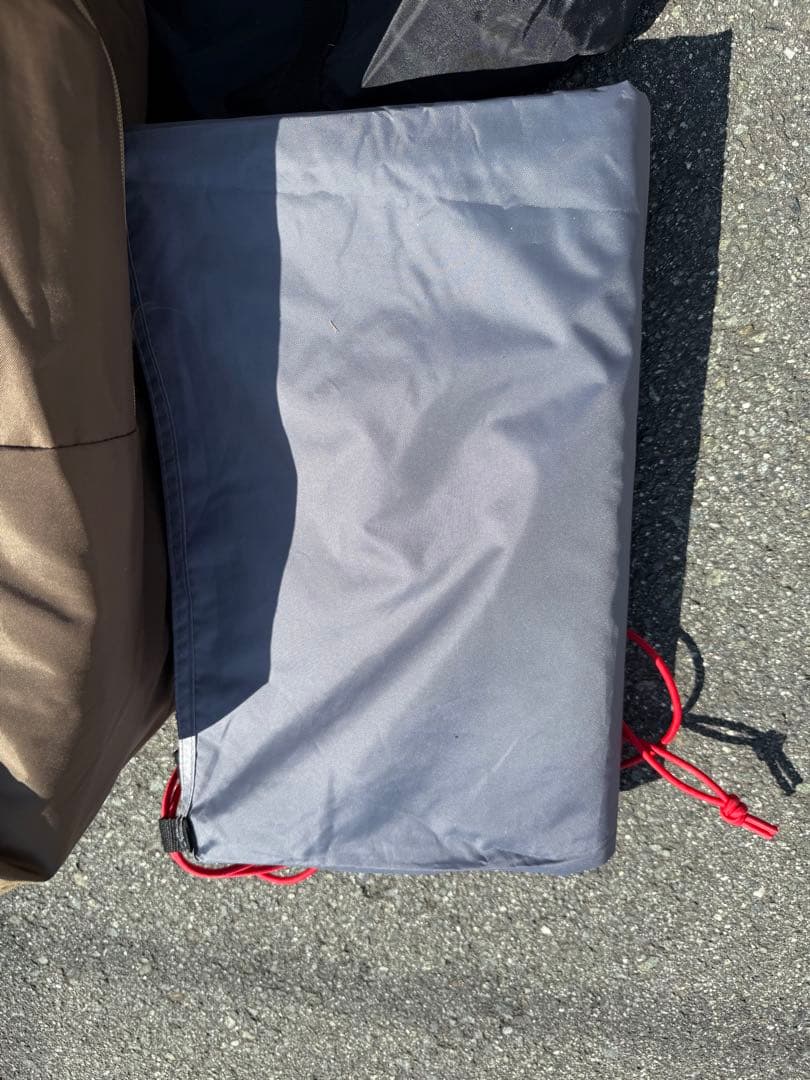 DOD ワンポールテントL ブラック付(旧モデル) 周辺付属品あり