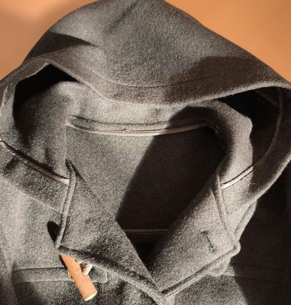 Wrangler （ラングラー）ダッフルコート フード付き ダークグレーM