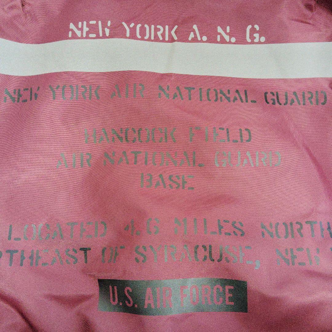 【新品】アヴィレックス　MA-1フライトジャケット　ワインカラー　ピンバッチ付属